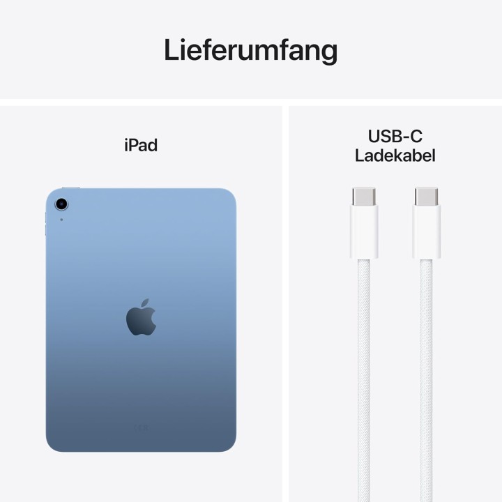 iPad Apple 11" Liquid Retina 256 Go Wi-Fi 6 bleu – Puce A16 et Touch ID