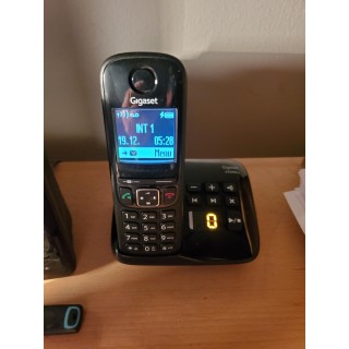 Téléphone sans fil Gigaset AS690 - grand écran, mains libres, grandes touches, noir