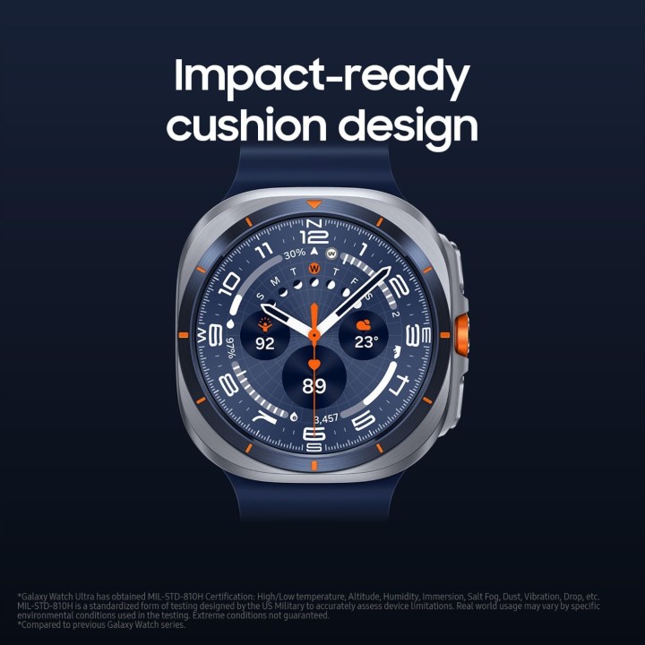 Montre connectée Galaxy Watch Ultra - Titane 47 mm - AI, GPS double fréquence, LTE