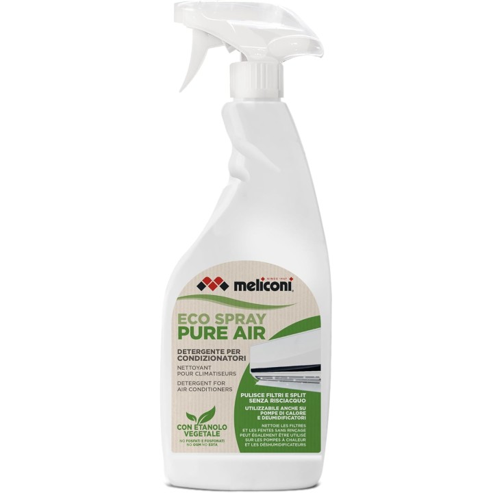 Spray nettoyant climatisation écologique Meliconi - Aérosol 500 ml multi-appareils