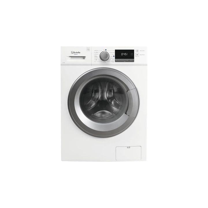 Lave-linge hublot 9 kg Vedette LLV395W - 1 400 tours/min - Classe A - Blanc compact