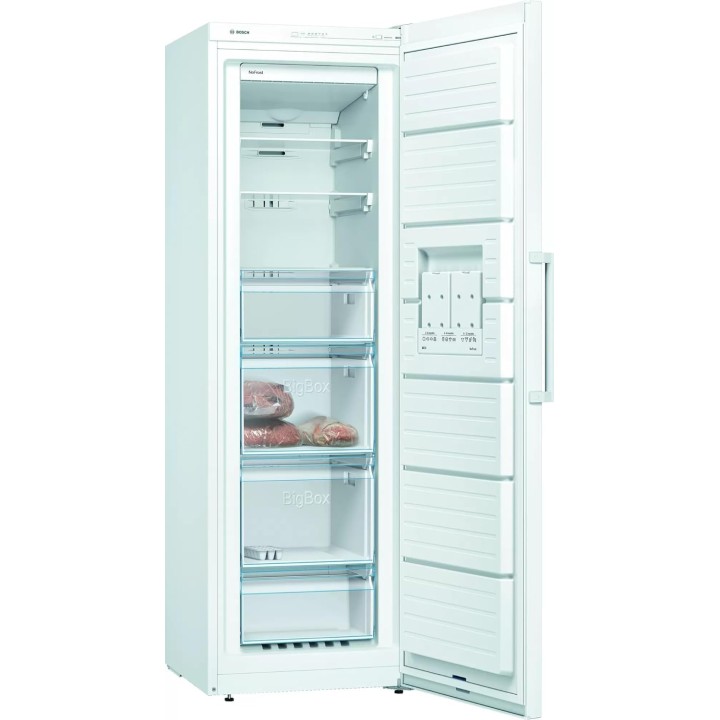 Congélateur armoire Bosch Série 6 No Frost 366L - 5 tiroirs - 191x70 cm - blanc