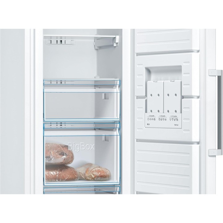 Congélateur armoire Bosch Série 4 No Frost 242L – Pose libre, écran, modularité