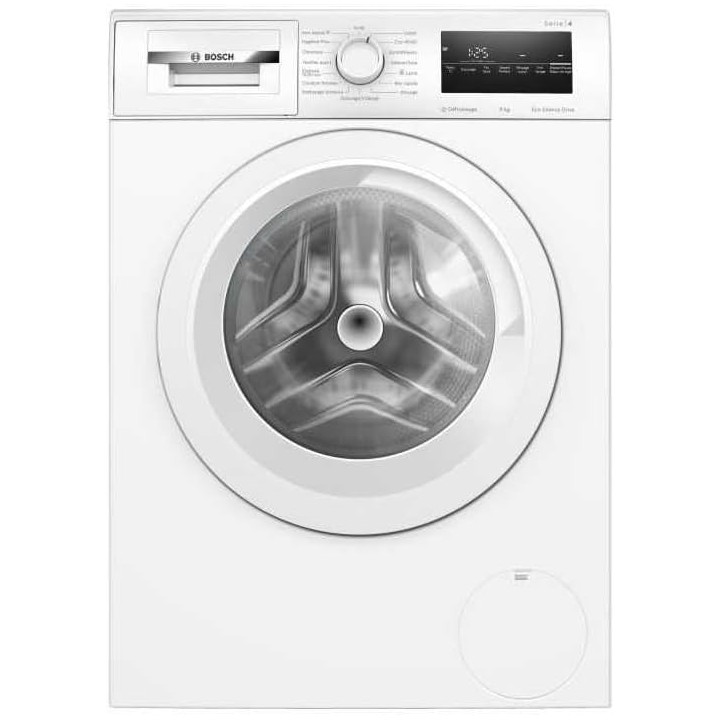 Lave-linge hublot Bosch Série 4 - 9 kg - 1200 trs/min - Eco Silence Drive