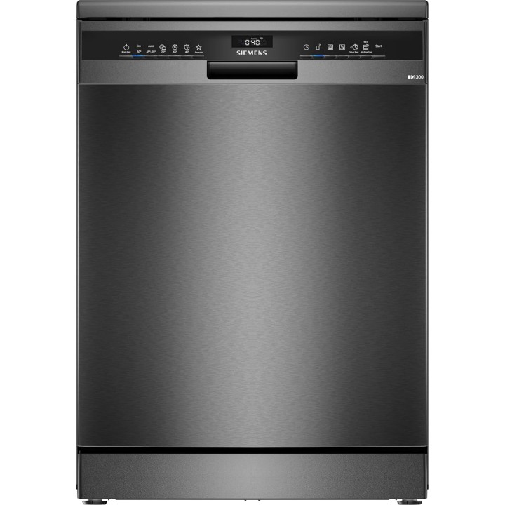 Lave-vaisselle 14 couverts varioSpeed Plus SIEMENS Black Steel intégrable silencieux