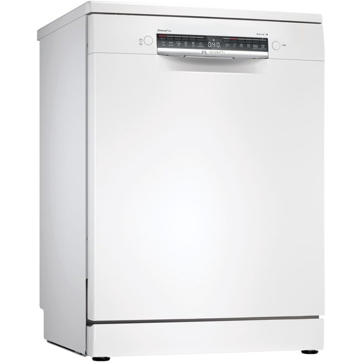 Lave-vaisselle pose libre 14 couverts connecté Home Connect Bosch blanc 60 cm