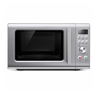 Four micro-ondes compact Sage 25L - Porte soft close - 800W - Argent