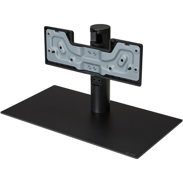 Pied TV plat double hauteur pour LG OLED65G4 65 pouces – Intégration barre de son