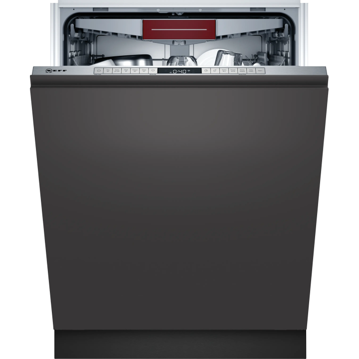 Lave-vaisselle tout intégrable 13 couverts NEFF S255HVX15E - Home Connect, Inox, silencieux