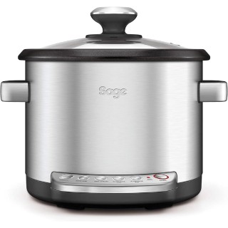 Cuiseur de riz Sage - Multicuiseur inox 3,7L, maintien au chaud, bol céramique