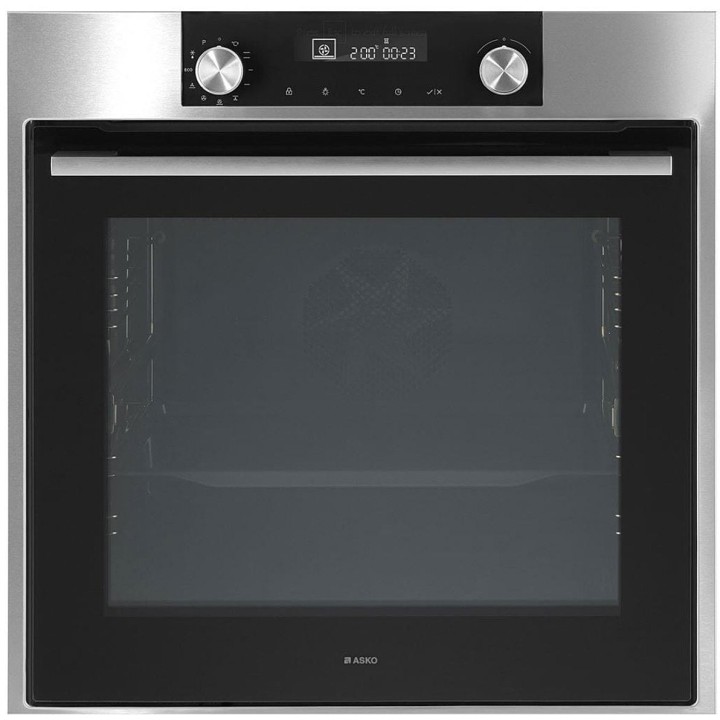 Four encastrable multifonction pyrolyse inox - fermeture douce ASKO