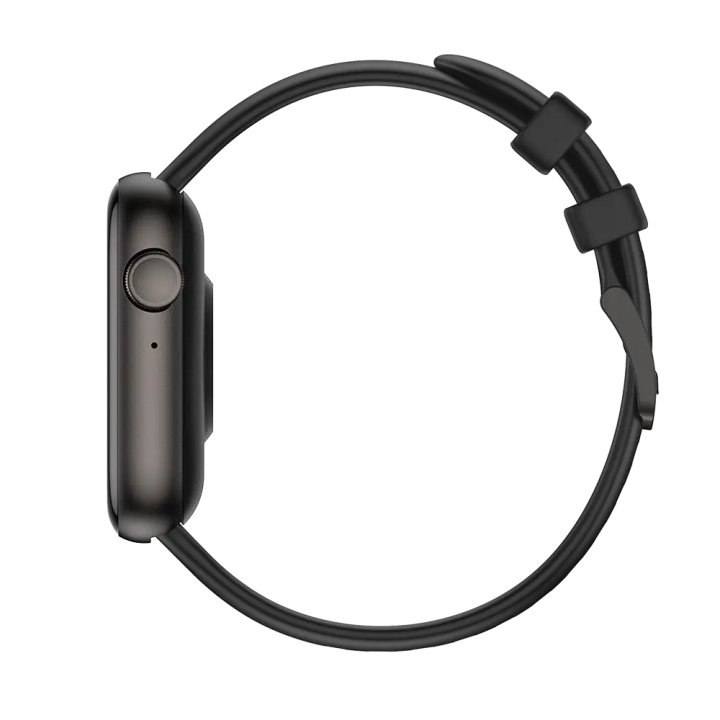 Montre connectée TEKDAY noire - Bracelet silicone - Suivi santé et notifications