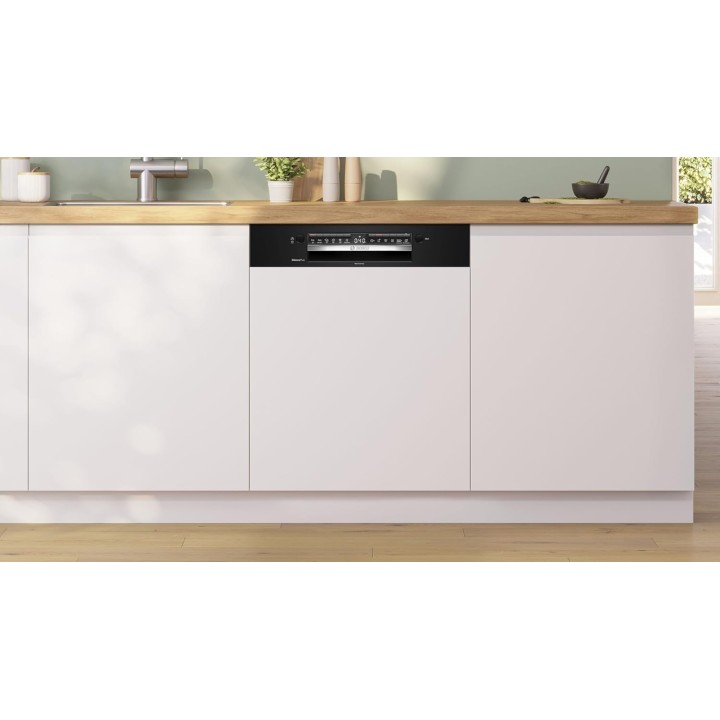 Lave-vaisselle encastrable 14 couverts Bosch Home Connect noir – 60 cm