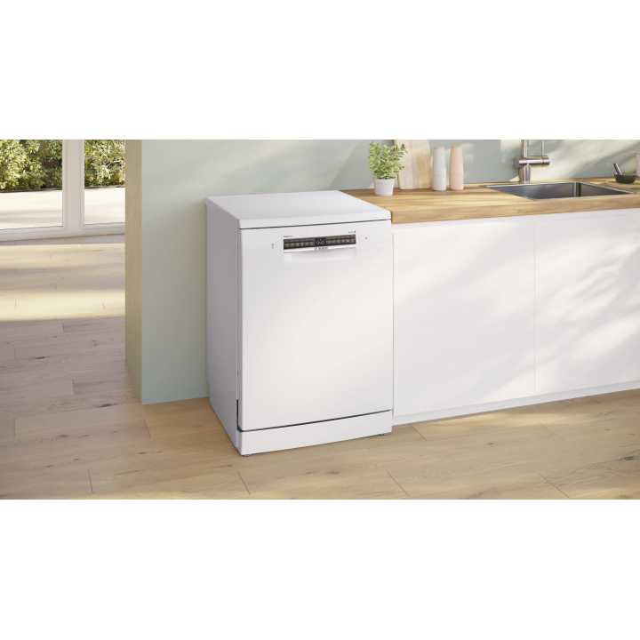 Lave-vaisselle Bosch Série 4 pose-libre 60 cm blanc - Silence, Home Connect, EfficientDry