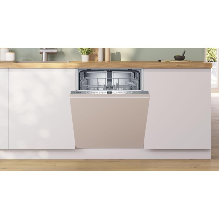 Lave-vaisselle encastrable Bosch 12 couverts - Acier inoxydable EcoSilence Drive