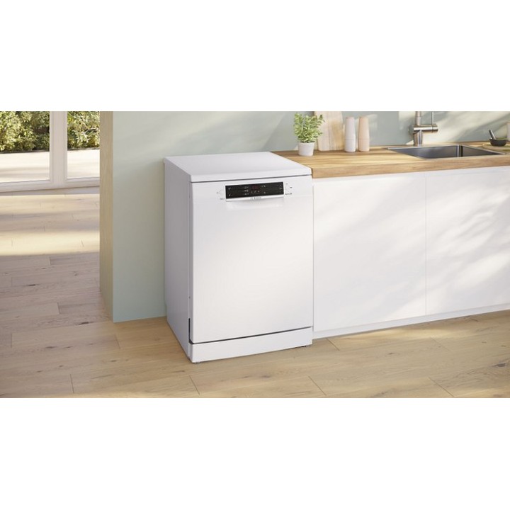 Lave-vaisselle pose-libre 13 couverts Bosch 60 cm blanc - écran LED, silencieux