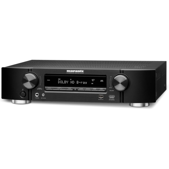 Ampli home cinéma 5.2 canaux slim Marantz NR1510 - UHD 4K, Wi-Fi, Bluetooth, HEOS
