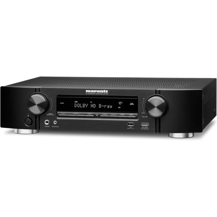Ampli home cinéma 5.2 canaux slim Marantz NR1510 - UHD 4K, Wi-Fi, Bluetooth, HEOS