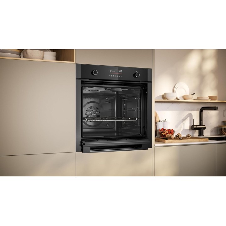 Four encastrable multifonction vapeur pyrolyse NEFF Slide&Hide 60cm gris graphite