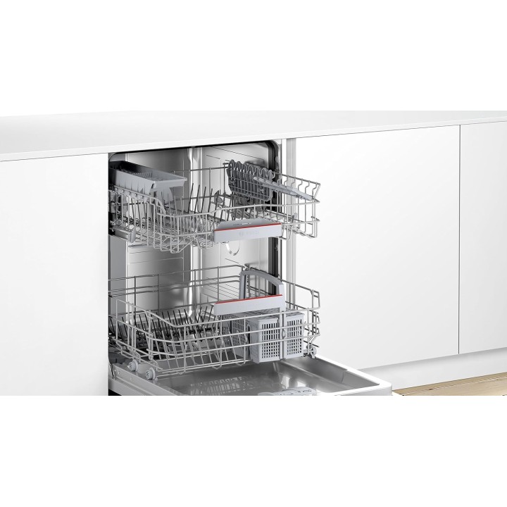 Lave-vaisselle intégrable 14 couverts Home Connect Bosch Eco Silence blanc