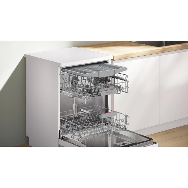 Lave-vaisselle Bosch Série 4 pose-libre 60 cm blanc - Silence, Home Connect, EfficientDry
