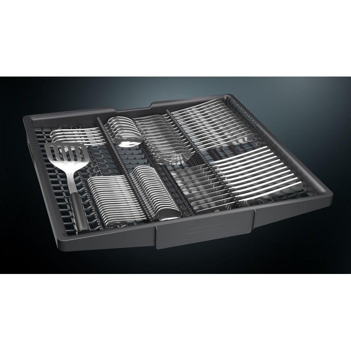 Lave-vaisselle 14 couverts varioSpeed Plus SIEMENS Black Steel intégrable silencieux