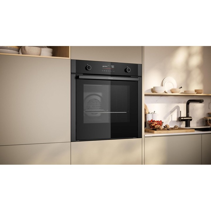 Four encastrable multifonction vapeur pyrolyse NEFF Slide&Hide 60cm gris graphite