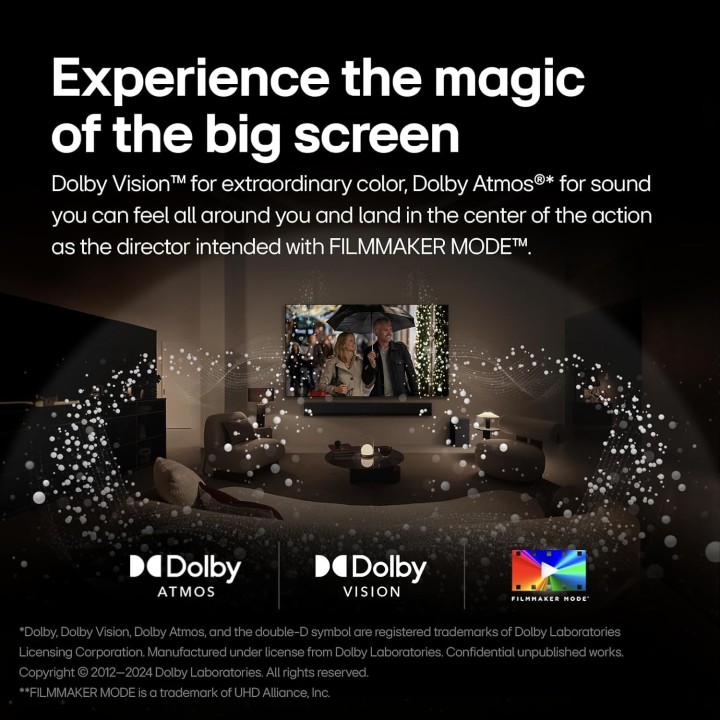 TV OLED 55 pouces LG G4 - 4K AI, Dolby Vision, Dolby Atmos, design mural plat