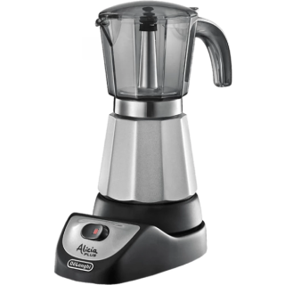 Cafetière italienne électrique DELONGHI EMKM 4 B - 2/4 tasses - maintien au chaud