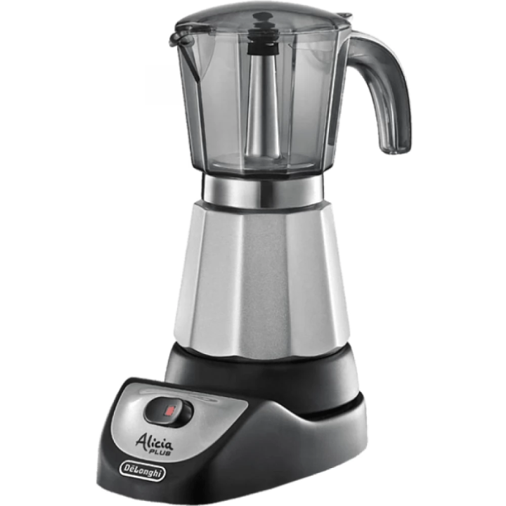Cafetière italienne électrique DELONGHI EMKM 4 B - 2/4 tasses - maintien au chaud