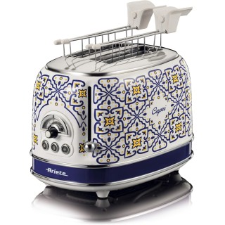 Grille-pain 2 tranches Ariete Capri 155 - 6 niveaux, défrost, plateau ramasse-miettes