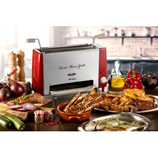 Grill électrique vertical Ariete 730 – 1300 W – Cuisson saine – Plateau récupérateur