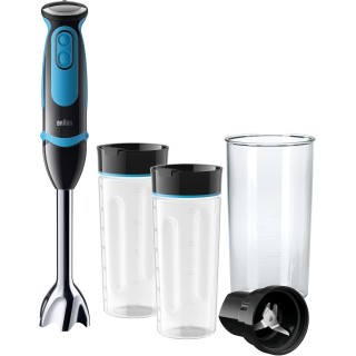 Mixeur plongeant Braun 1000 W - 21 vitesses, turbo, Powerbell Plus, accessoires