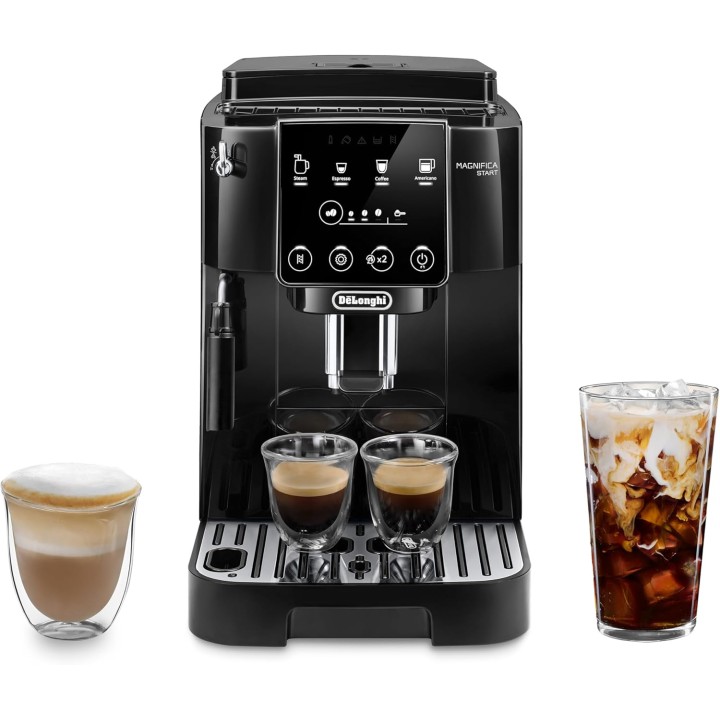 Machine à expresso automatique De'Longhi Magnifica Start - Mousseur à lait manuel noir