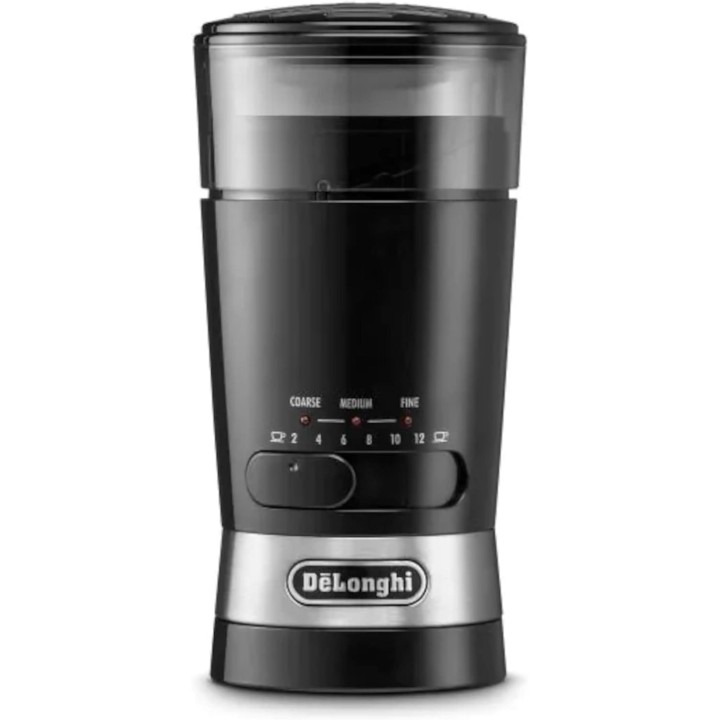 Moulin à café De'Longhi KG210 - Acier inoxydable, mouture réglable, design italien