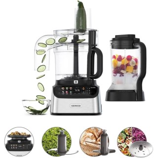 Robot multifonction Kenwood 1000W - Balance digitale - Blender - Argenté