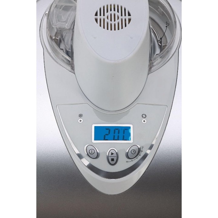 Sorbetière Ariete 693 avec compresseur - 1L, bol amovible, écran LCD, arrêt automatique