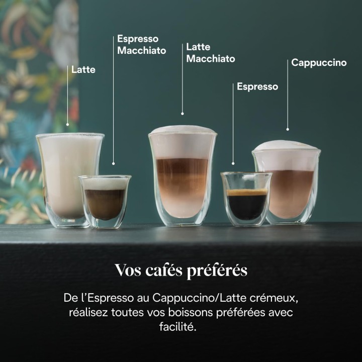 Machine à espresso De'Longhi Dedica Style EC685.W - 15 bars, buse vapeur, inox blanc, compacte