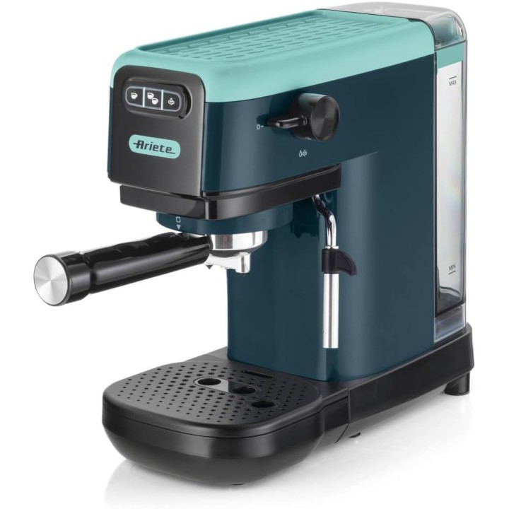 Machine à café expresso compacte Ariete 1399 - Bleu ciel - Cappuccino et dosettes ESE