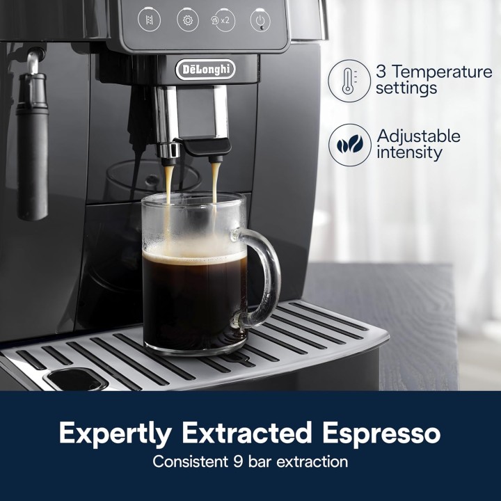 Machine à expresso automatique De'Longhi Magnifica Start - Mousseur à lait manuel noir