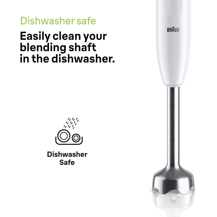 Mixeur plongeant Braun extra léger - Acier inoxydable 450W EasyTwist