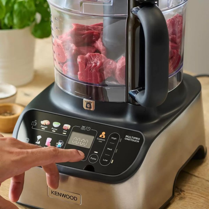 Robot multifonction Kenwood 1000W - Balance digitale - Blender - Argenté