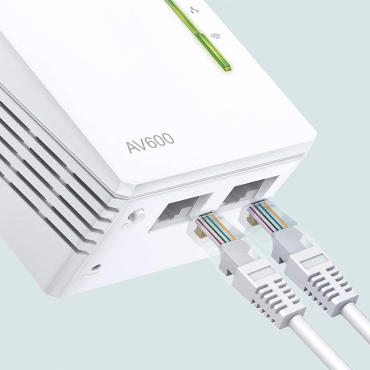 Kit CPL Wi-Fi TP-Link TL-WPA4220 AV600 - 3 ports Ethernet - Extension Wi-Fi 600 Mbps