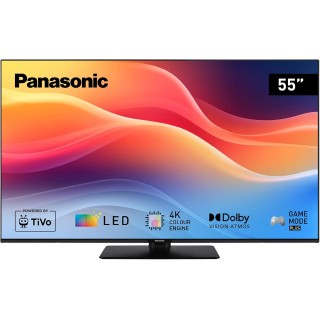 TV 4K Smart TV 55 pouces Panasonic - Dolby Vision, Game Mode, Alexa/Google, 2025