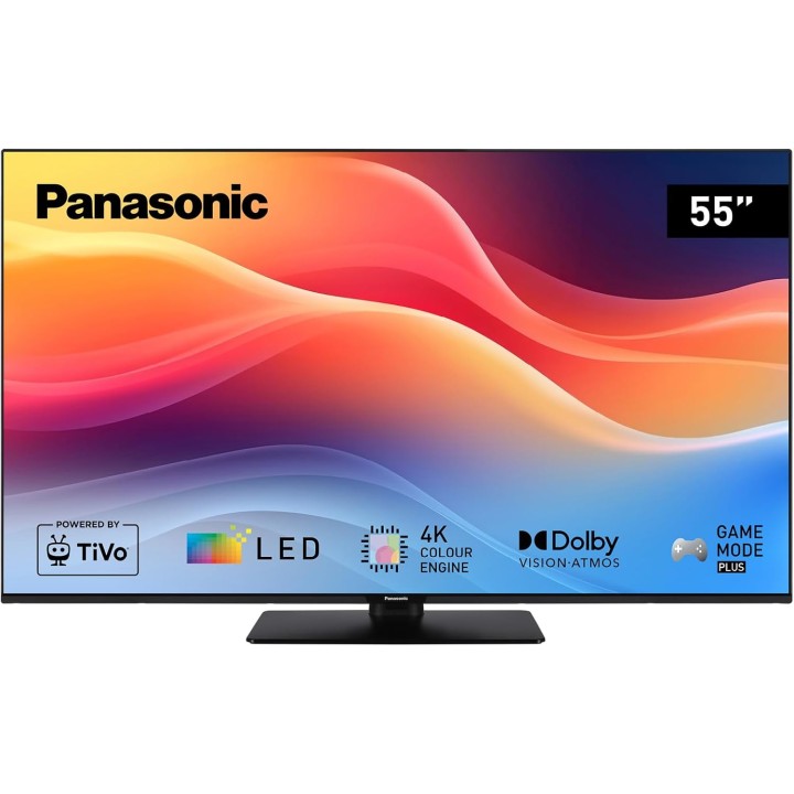 TV 4K Smart TV 55 pouces Panasonic - Dolby Vision, Game Mode, Alexa/Google, 2025