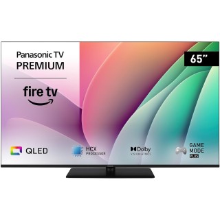 TV QLED 4K 65 pouces Panasonic - Fire TV, Dolby Vision & Atmos, Alexa, 2024