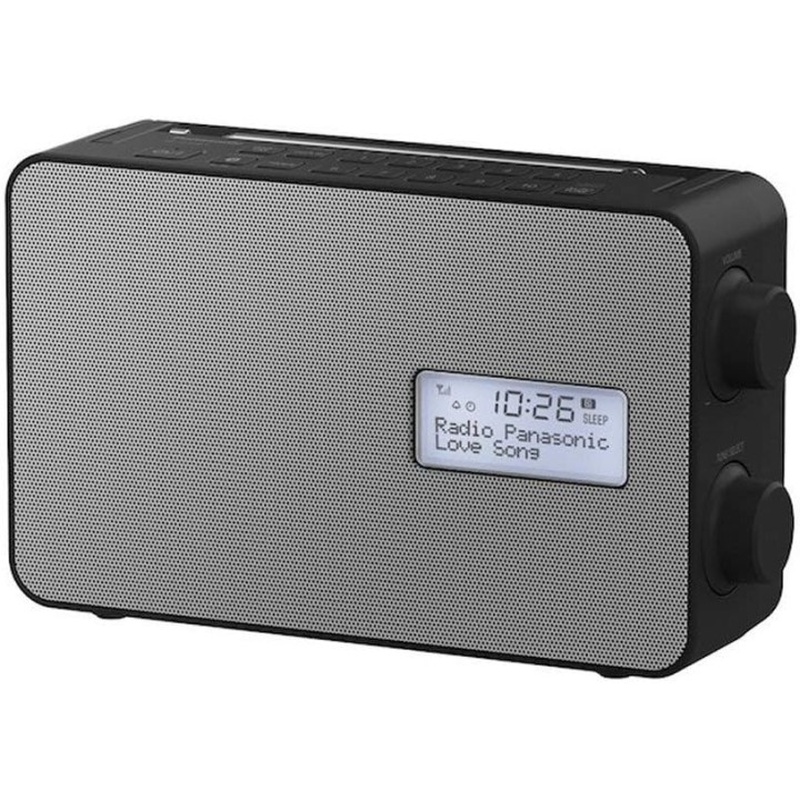 Radio DAB+ Panasonic RF-D30BTEG-K - Bluetooth, étanche IPX4, compacte, noir