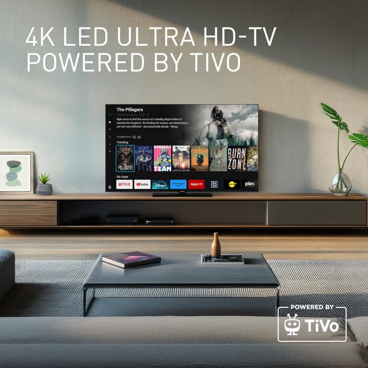 TV 4K Smart TV 55 pouces Panasonic - Dolby Vision, Game Mode, Alexa/Google, 2025