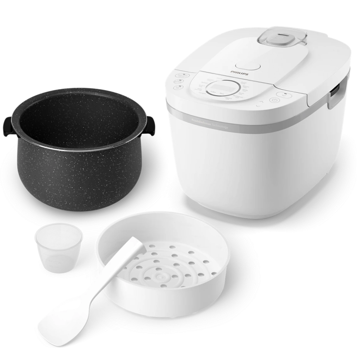 Cuiseur de riz multifonctions 1,8L - 16 menus - Pot 5 couches - Philips
