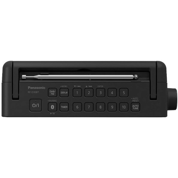 Radio portable DAB+ Bluetooth Panasonic RF-D30BTEG-K - Étanche IPX4 noir